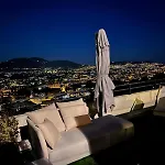 Hill A Terrasse 130m2, Vue Panoramique, Piscine, Parking Prive, Climatisation, Wifi Nice