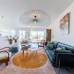 Lejlighed Hill A Terrasse 130m2, Vue Panoramique, Piscine, Parking Prive, Climatisation, Wifi Nice
